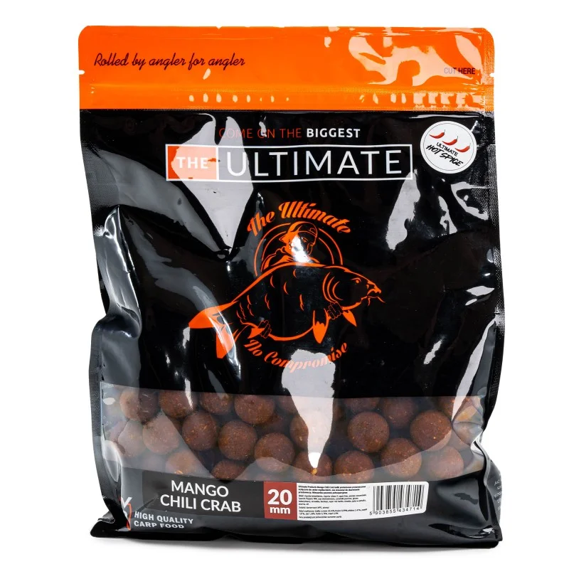Nie przegap Kulki Zanętowe Ultimate Products Mango Chili Crab 20mm 1kg