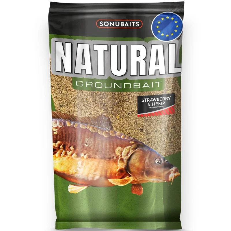 Nowy Zanęta Sonubaits Natural Strawberry & Hemp 1kg