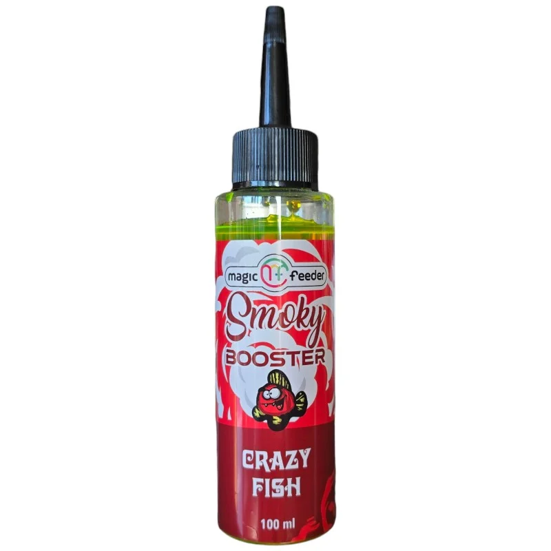 Booster Magic Feeder Smoky Crazy Fish 100ml Nie przegap