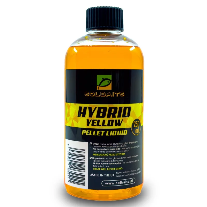 Liquid Solbaits Hybrid Yellow 250ml Ograniczona ilość