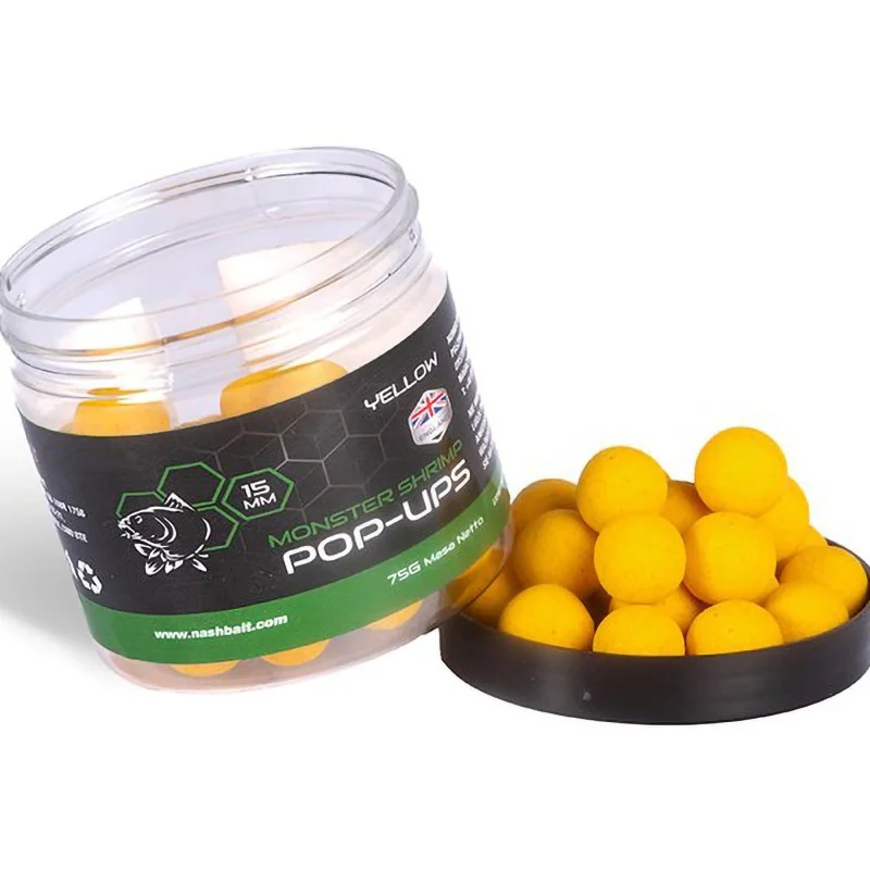 Popularny Kulki Nash Monster Shrimp Pop Ups 12mm 75g Yellow
