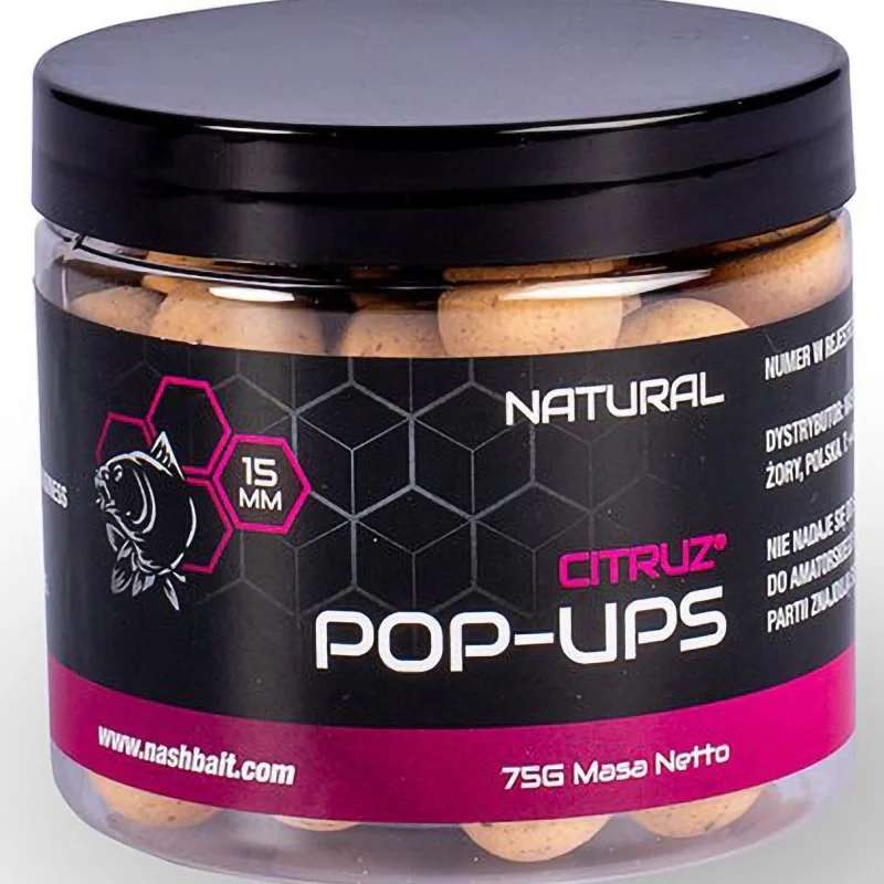 Kulki Nash Citruz Pop Ups 12mm 75g Natural Ograniczona ilość