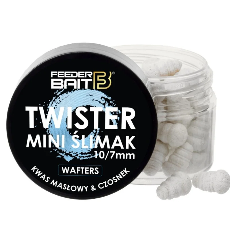 Nowość Mini Ślimak Feeder Bait Kwas Masłowy & Czosnek