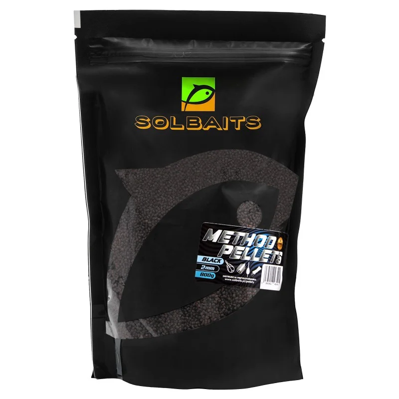 Bezpieczna płatność Pellet Solbaits Method Black 2mm 800g