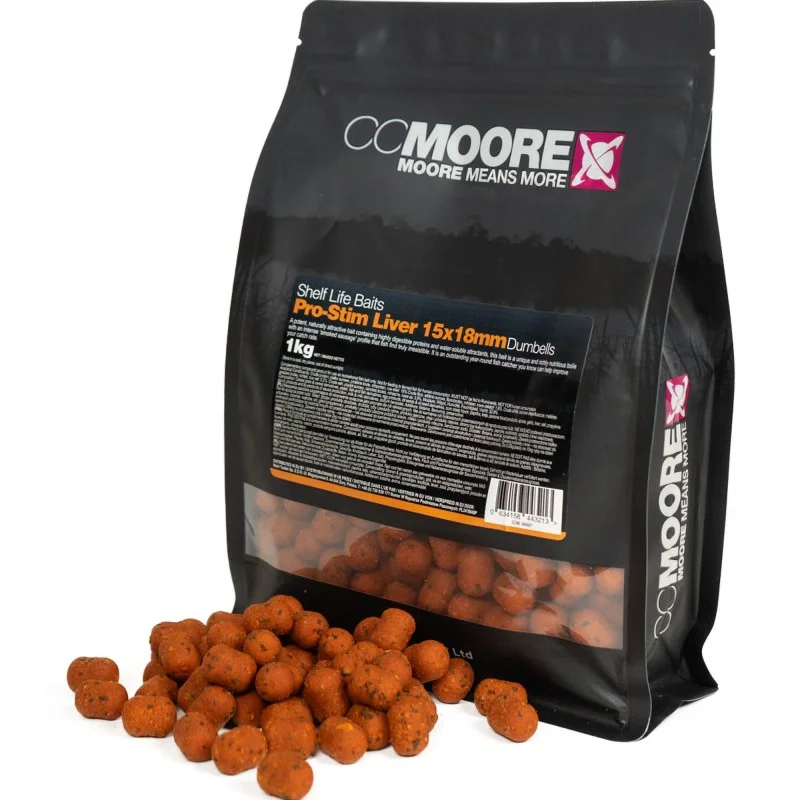 Do wyczerpania zapasów Dumbells CC Moore Pro-Stim Liver 10x15mm 1kg