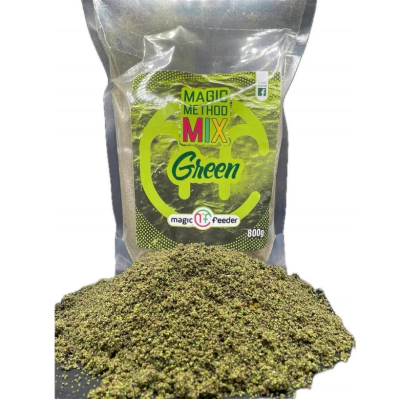 Zamów teraz Zanęta Magic Feeder Method Mix Green 800g