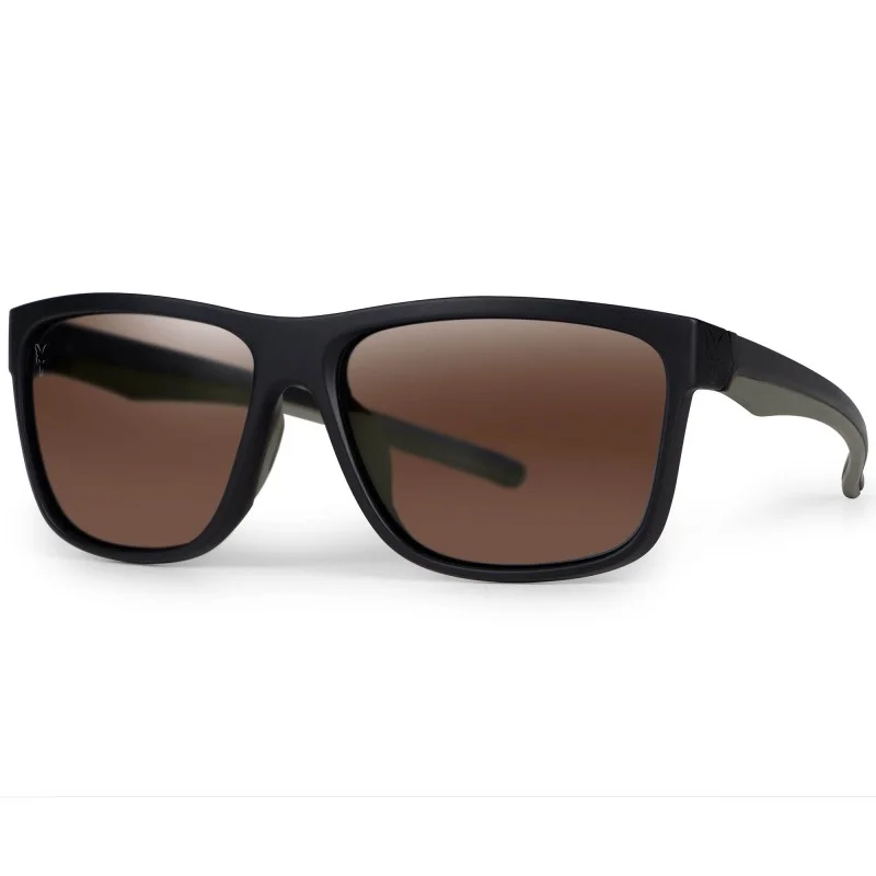 Okulary Fox Collection Green Black Shades - Grey Lens Wyprzedaż