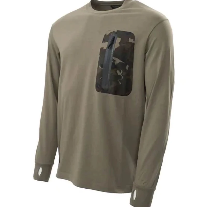 Popularny Koszulka Nash ZT HD Long Sleeve T Shirt Green - XXL