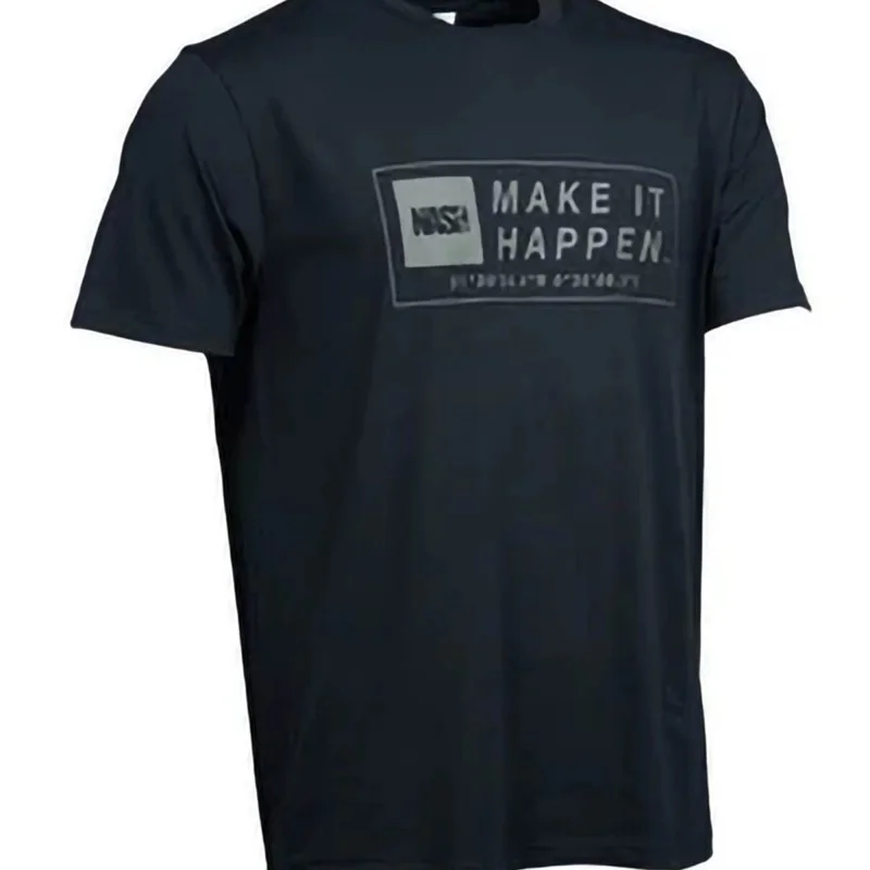 Łatwy zwrot Koszulka Nash Make It Happen Coordinates T Shirt Black - M