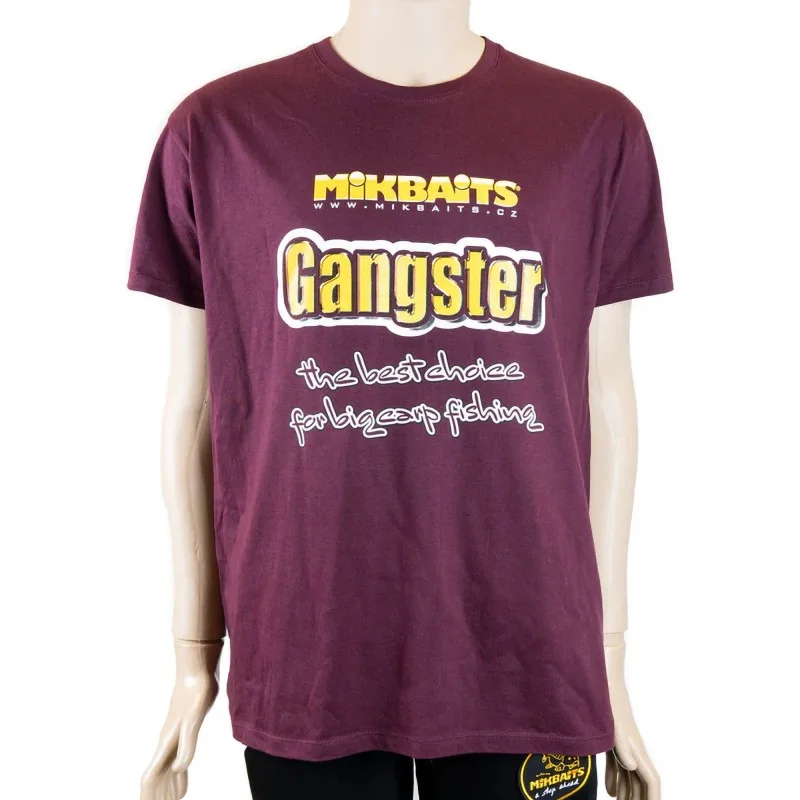 Koszulka Mikbaits Mikbaits Clothing - T - Shirt Gangster Burgundy L Niska cena