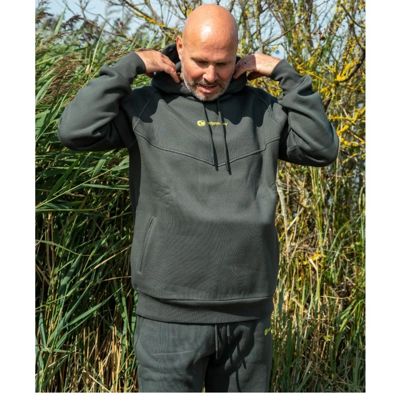 Oferta czasowa Bluza Ridge Monkey APEarel ThermaPro Heavyweight Hoody Green - L