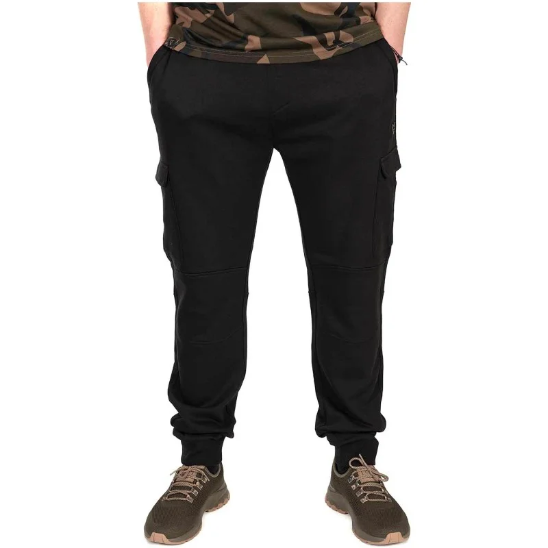 Ostatnia szansa Spodnie Dresowe Fox Lw Black/Camo Combat Joggers - S
