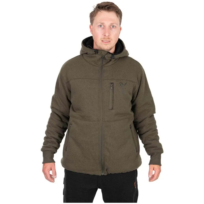 Taniej Kurtka Fox Collection Sherpa Jacket Green/Black - S