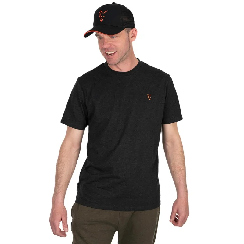 Dostępne od ręki Koszulka Fox Collection T - Black/Orange - L