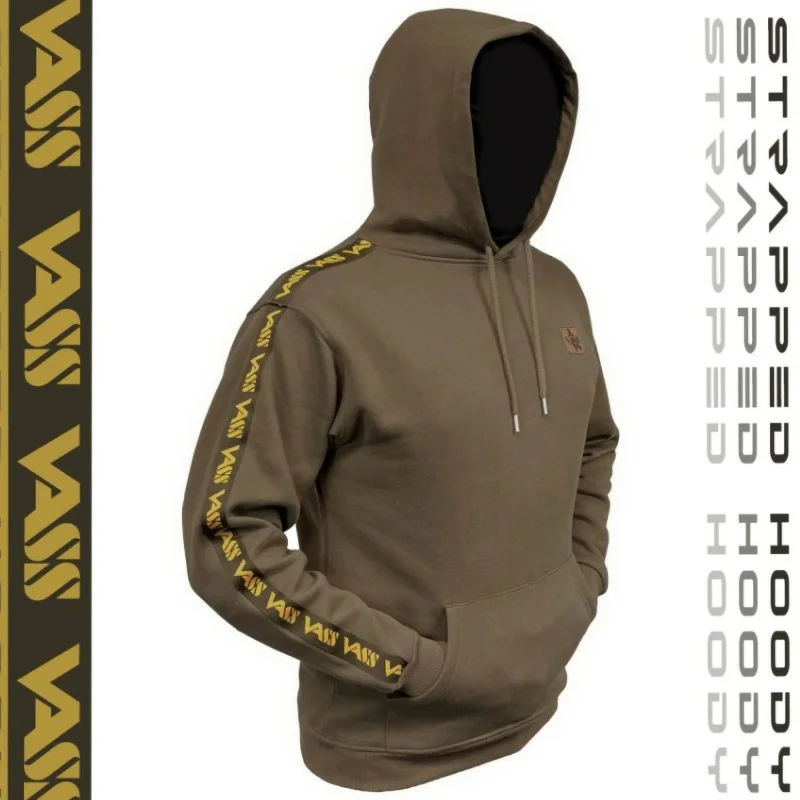 Bluza Vass VQ558 Strapped Hoody Khaki Green - XL Zniżka