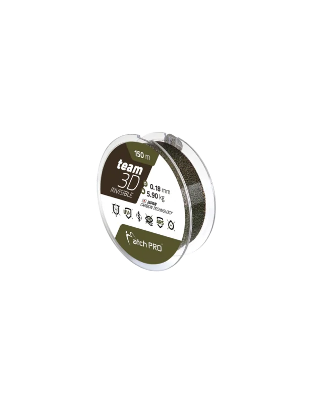 Ekspresowa dostawa Matchpro 3D INVISIBLE Żyłka Feeder 150m 0,25mm