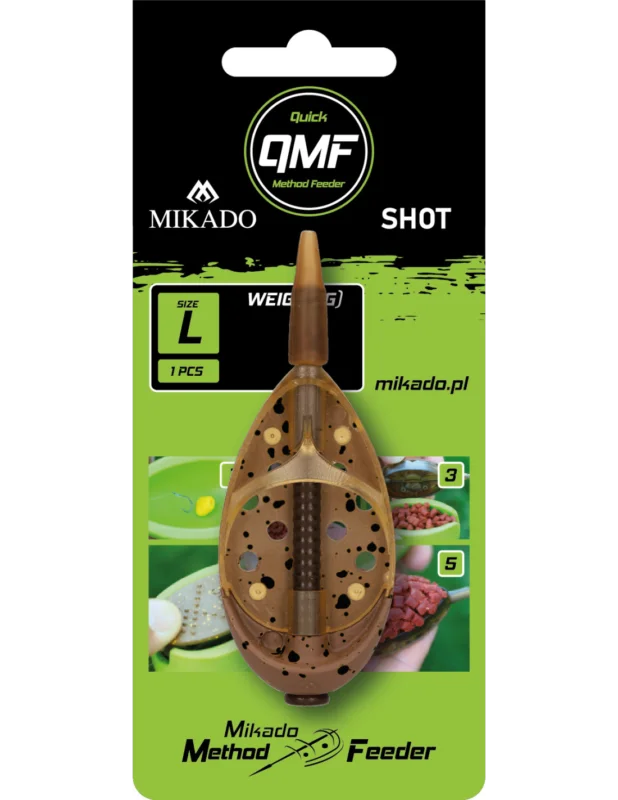 KOSZYCZEK MIKADO- METHOD FEEDER SHOT Q.M.F. SYSTEM L - 50g Tani