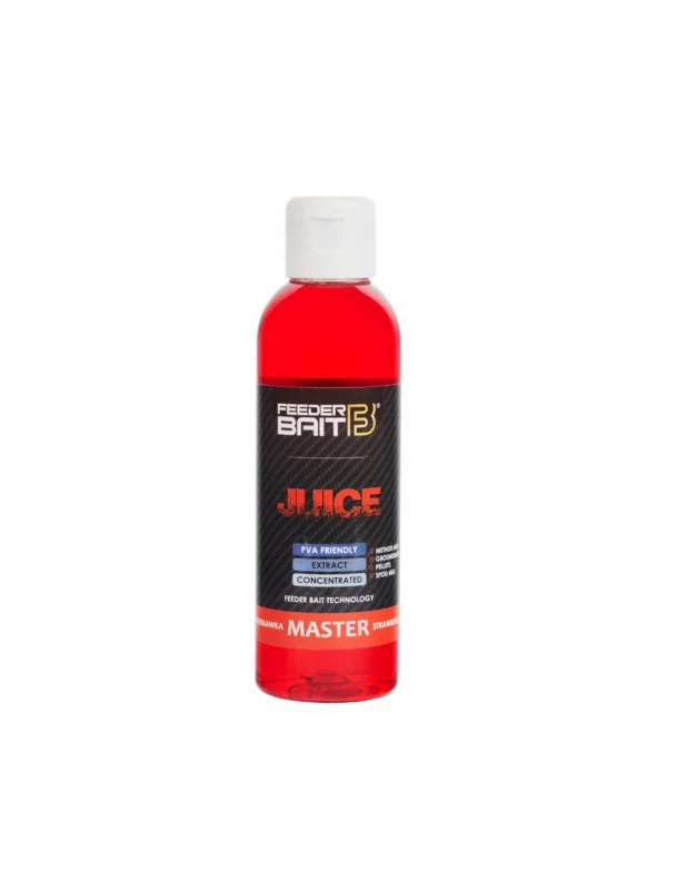 Booster Feeder Bait Juice 150ml – Master Truskawka Rabat