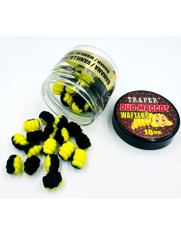 Wafters Traper Maggot DUO 10mm Banan/Wanilia Wysoka jakość