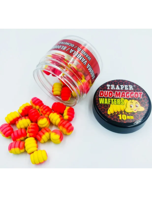 Najlepsza cena Wafters Traper Maggot DUO 10mm Wanilia/Ochotka
