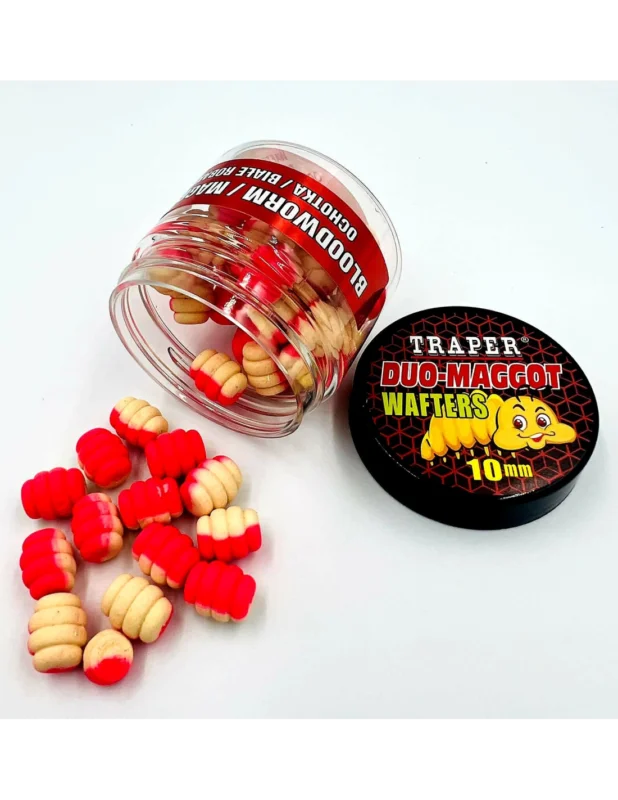 Wafters Traper Maggot DUO 10mm Ochotka/Białe Robaki Nowość