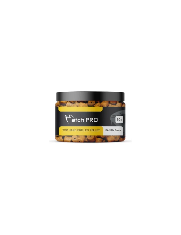 Pellet haczykowy MATCHPRO Banan Hard Drilled 8mm Wybór klientów