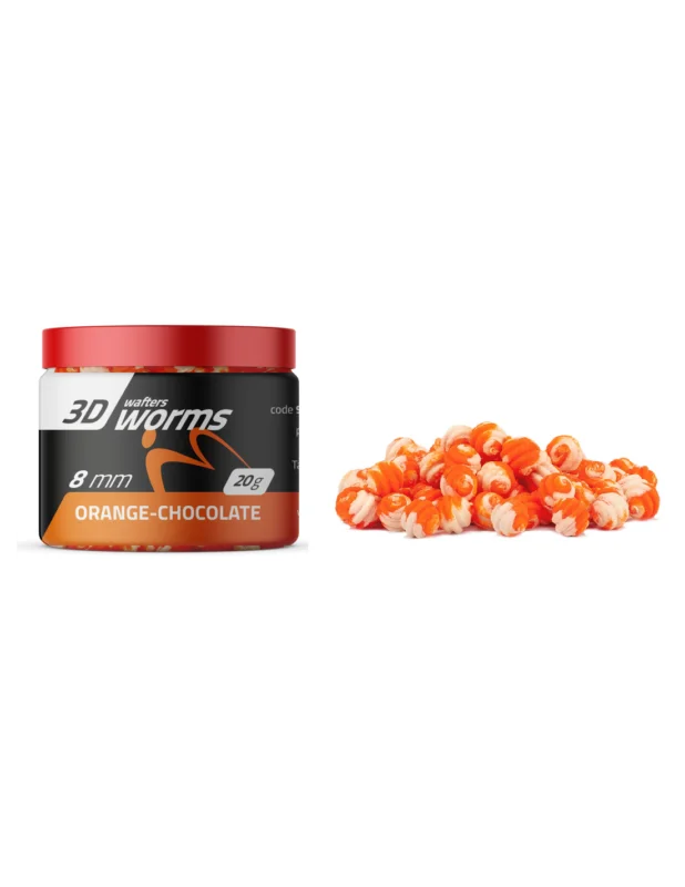 Wysoka jakość Wafters MATCHPRO Worms 3D Duo Or-Chocolate 8mm 20g