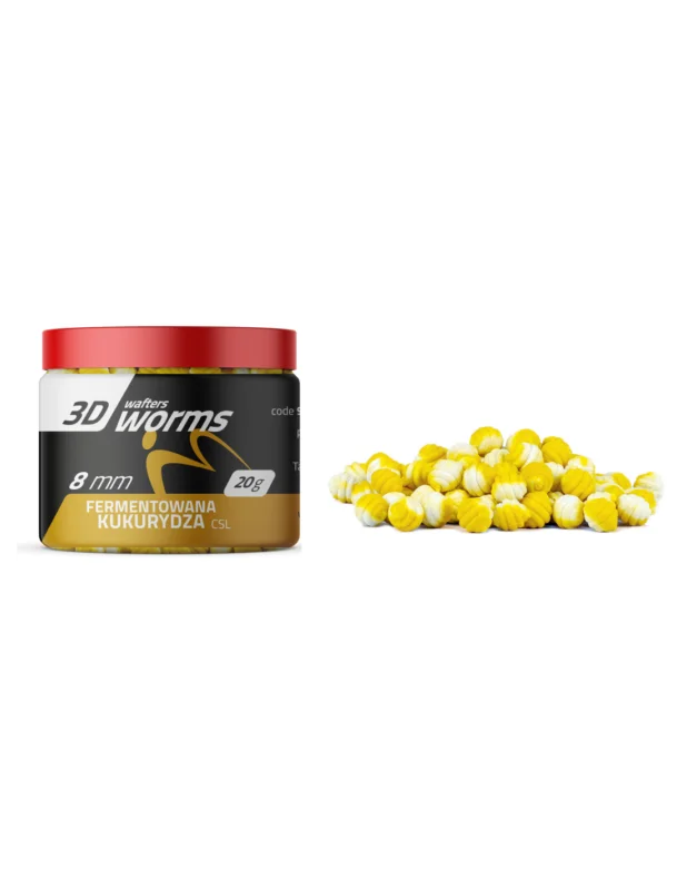 Łatwy zwrot Wafters MATCHPRO Worms 3D Duo CSL 8mm 20g