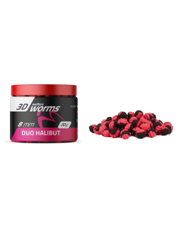 Wafters MATCHPRO Worms 3D Duo Halibut 8mm 20g Zniżka