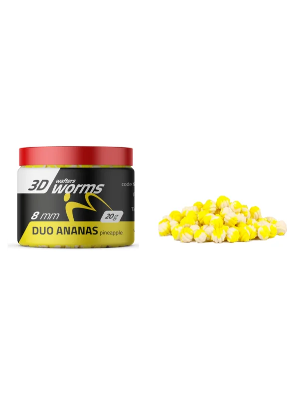 Wafters MATCHPRO Worms 3D Duo Ananas 8mm 20g Oferta
