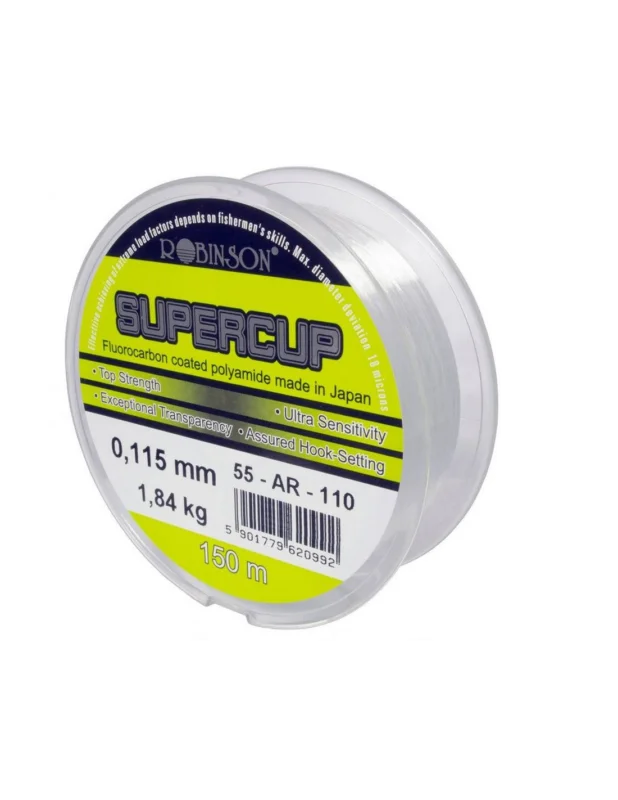 Łatwy zwrot Żyłka Robinson Supercup 0,245mm 150m