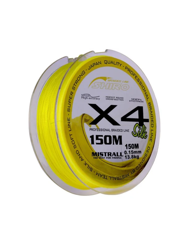 Plecionka Mistrall Shiro Fluo 150m x4 0,10mm Zamów teraz