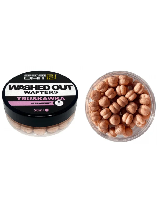 Wafters Feeder Bait Washed Out 9mm - Truskawka Dodaj do koszyka