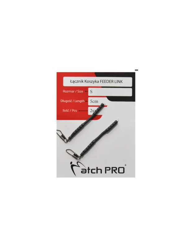 Niska cena Łącznik DO Koszyka FEEDER LINK S3,5cm Matchpro 2szt