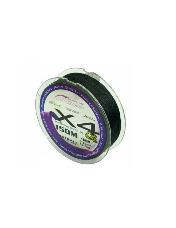 Plecionka Mistrall Shiro Black 150m x4 0,08mm Kup online