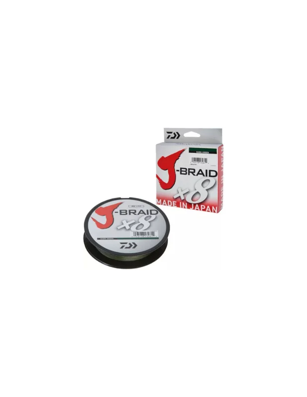 Bezpieczna płatność Plecionka Daiwa J-Braid 150m Dark Green x8 0.06mm