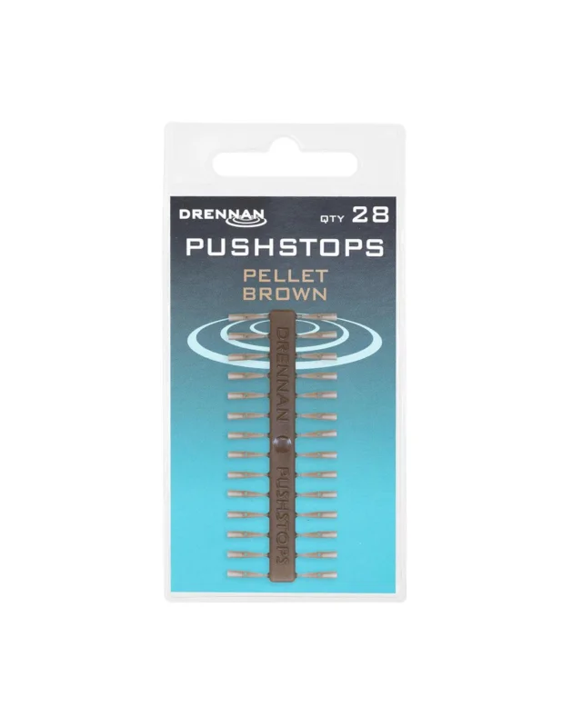 Tylko dziś Stopery Drennan PushStop Pellet Brown 28szt