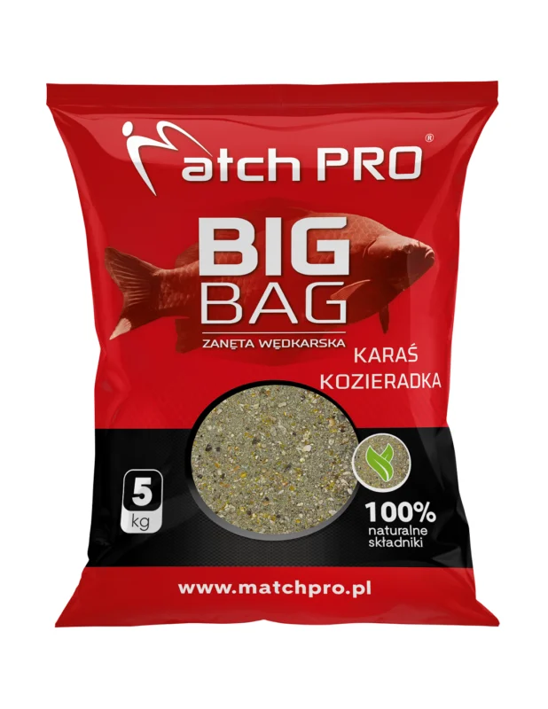 Do wyczerpania zapasów Zanęta MATCHPRO Big Bag Lin Karaś Kozieradka 5kg