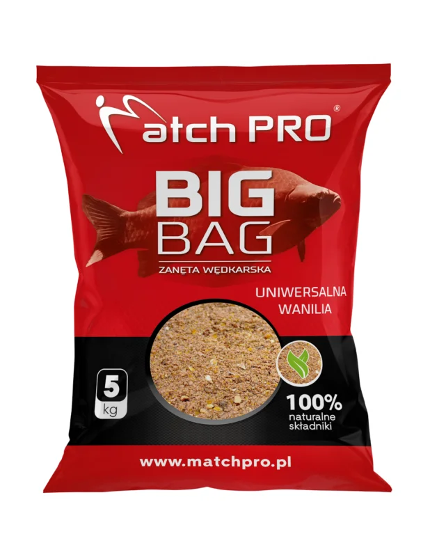 Zanęta MATCHPRO Big Bag Uniwersalna Wanilia 5kg Darmowy zwrot