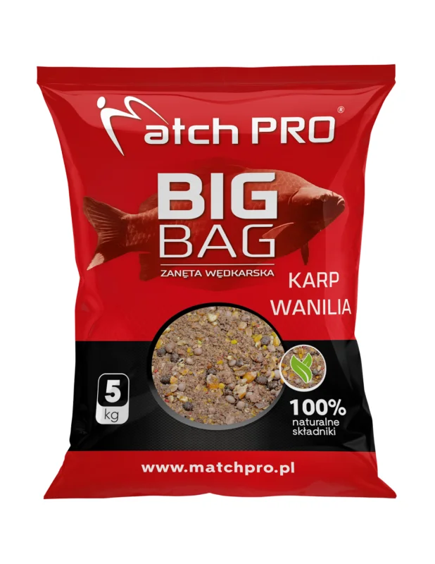 Zanęta MATCHPRO Big Bag KARP Wanilia 5kg Dostępne od ręki