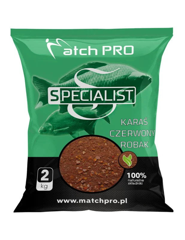 Zanęta MatchPro Specialist Karaś Czerwony Robak 2kg Ekspresowa dostawa