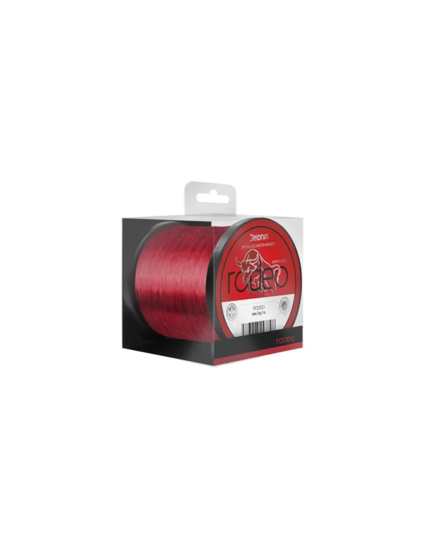 Premium Żyłka Delphin RODEO czerwona 600m 0.28mm
