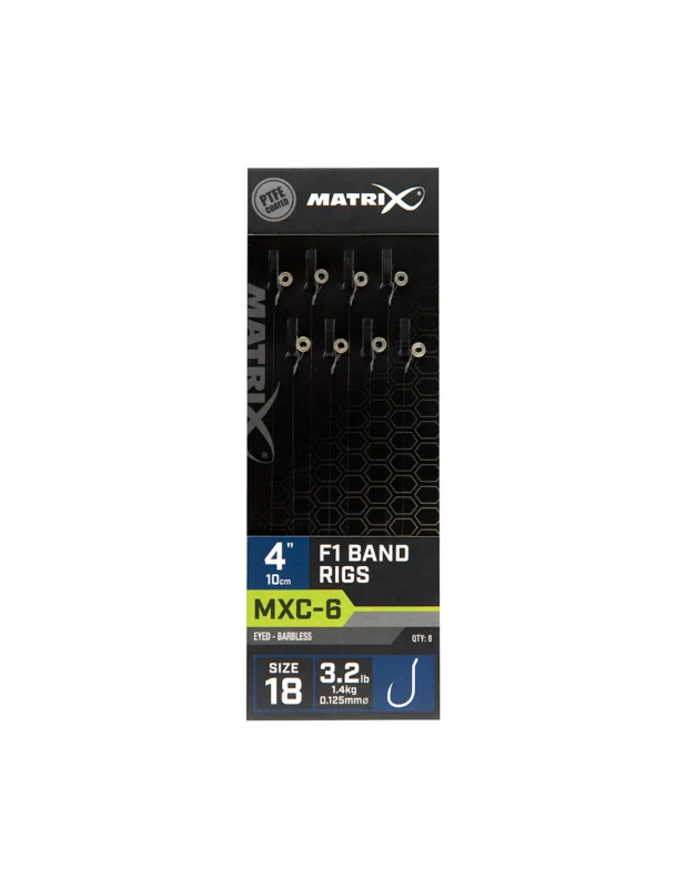 Przypony Matrix MXC-6 Band - 18 - 0.125mm Premium