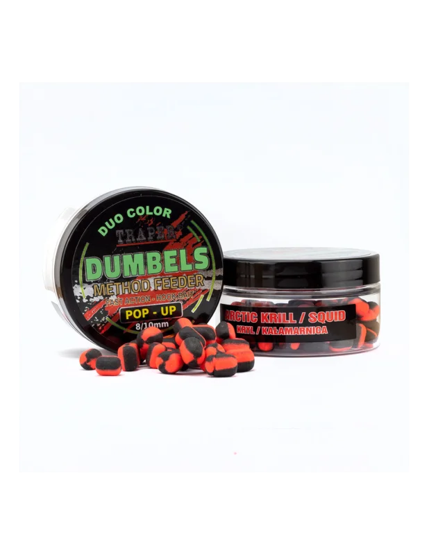 Wybór klientów Dumbels Pop-Up Traper MF DUO 8-10mm 30g Kryl/Kałamarnica