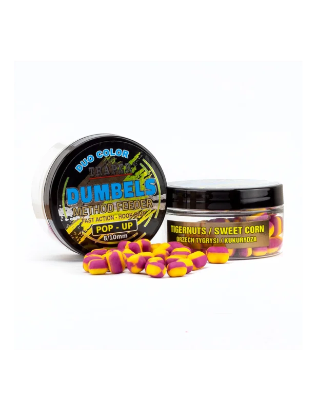 Najlepsza cena Dumbels Pop-Up Traper MF DUO 8-10mm 30g Orzech Tygrysi Kukurydza