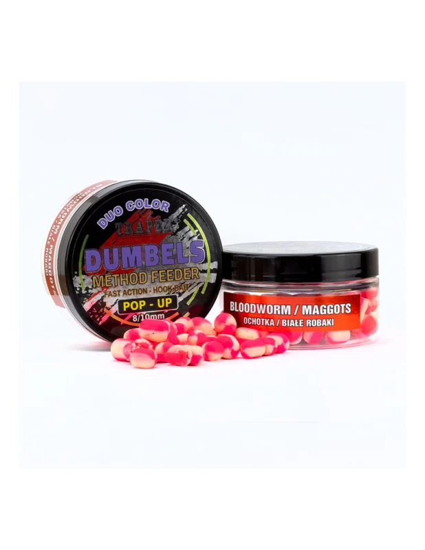 Bezpieczna płatność Dumbels Pop-Up Traper MF DUO 8-10mm 30g Ochotka/Białe Robaki
