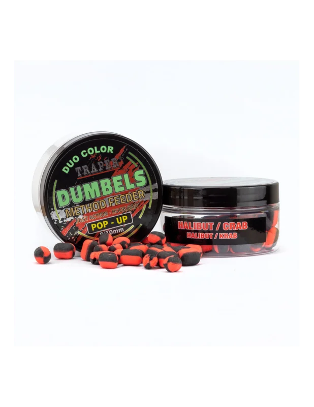 Popularny Dumbels Pop-Up Traper MF DUO 8-10mm 30g Halibut/Krab
