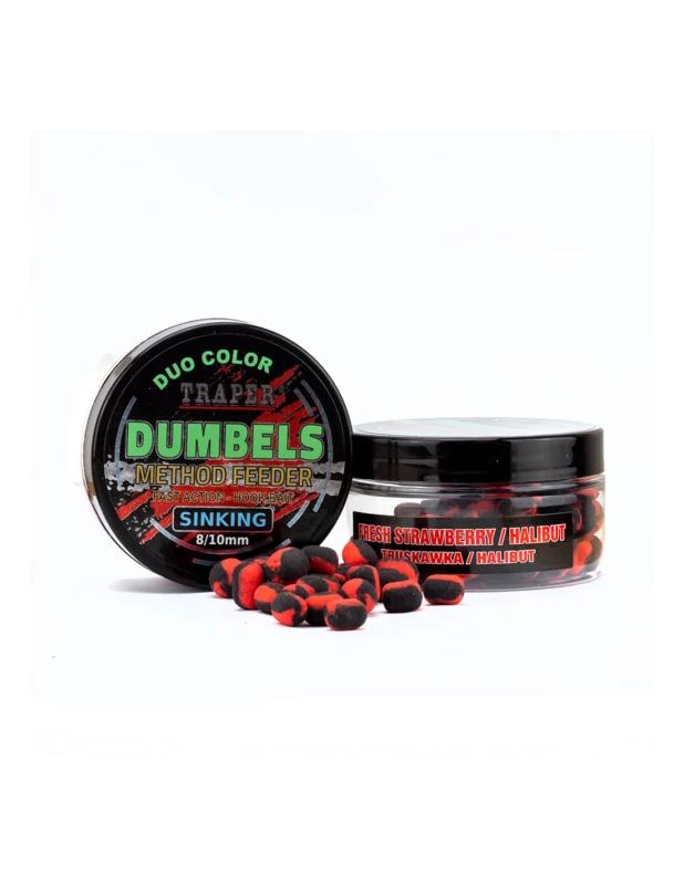 Dumbels Traper MF Sinking DUO 8-10mm 50g Truskawka/Halibut Nowy
