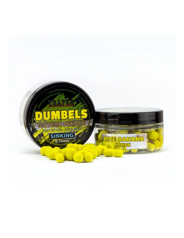 Premium Dumbels Traper MF Sinking 8-10mm 50g Banan