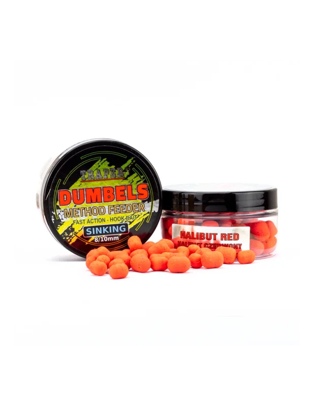 Łatwy zwrot Dumbels Traper MF Sinking 8-10mm 50g Halibut Red